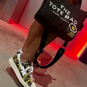 Selling Bape x Adidas for $180. Only worn once. Size 6.5 men & 8 in women!!